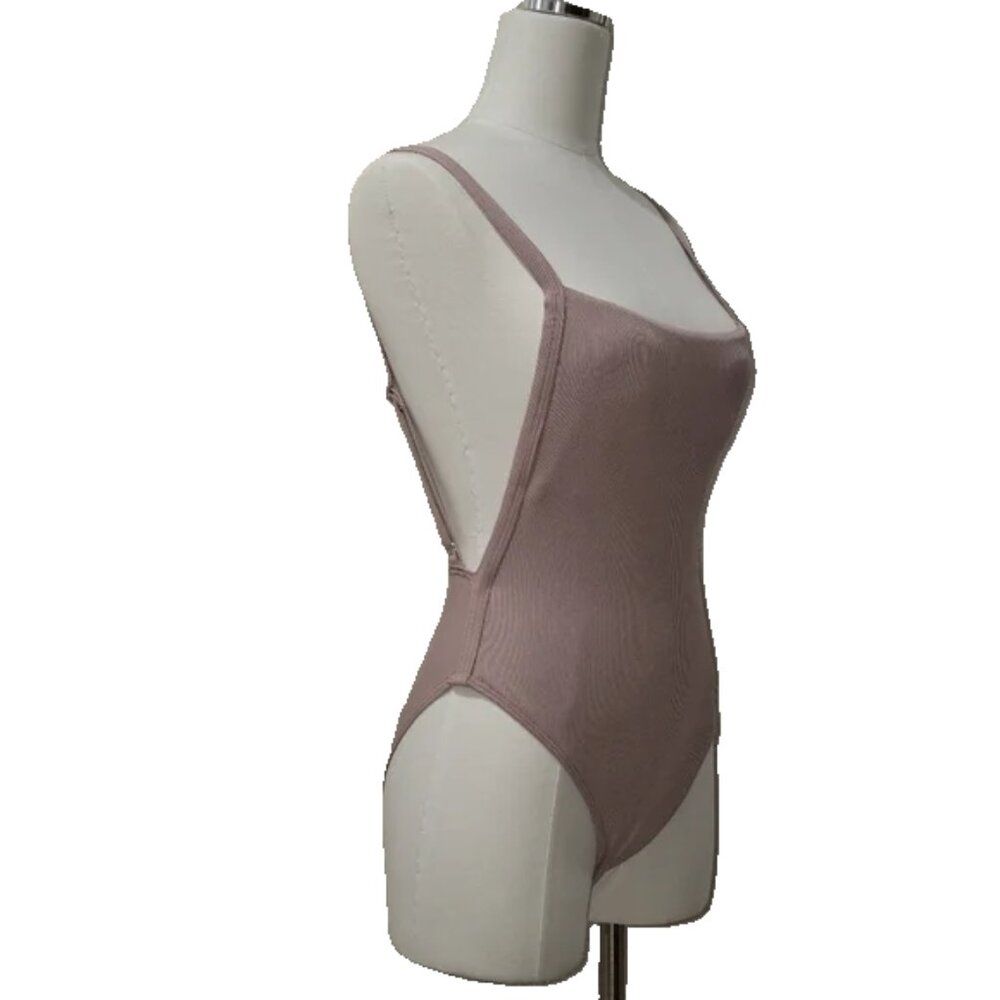 New,Zaful S, one piece swimsuit-mauve color